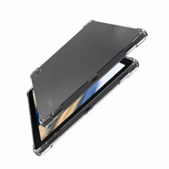 Samsung Galaxy Tab A8 10.5 SM-X200 Kılıf Şeffaf Kenarları Airbag Anti-Shock Kılıf