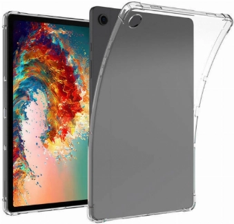 Samsung Galaxy Tab A9 Kılıf İnce Şeffaf Tablet Süper Silikon - Şeffaf