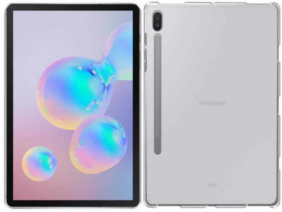 Samsung Galaxy Tab S7 Plus T970 İnce Şeffaf Tablet Süper Silikon - Şeffaf