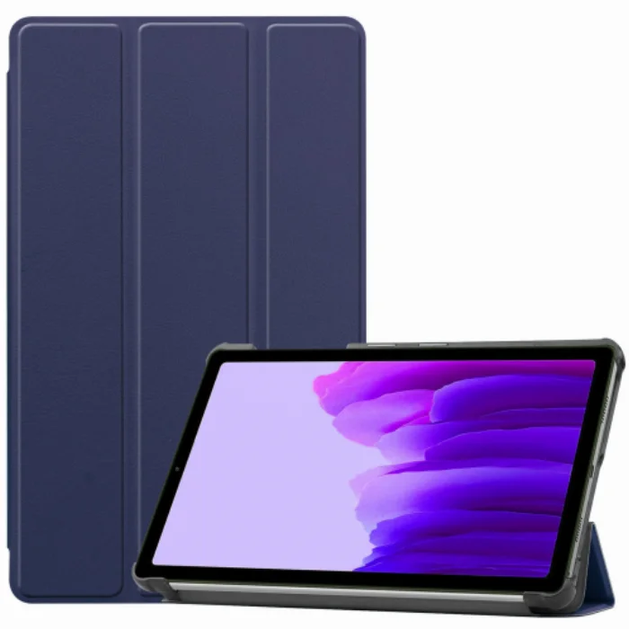 Samsung Galaxy Tab S8 Ultra X900 Tablet Kılıfı Standlı Smart Cover Kapak - Lacivert