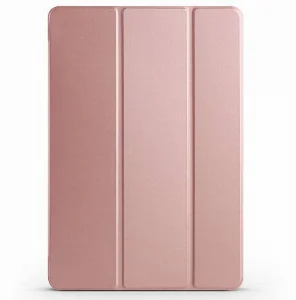Samsung Galaxy Tab S9 Plus (+) Tablet Kılıfı Flip Smart Standlı Akıllı Kapak Smart Cover - Rose Gold