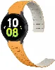 Samsung Galaxy Watch 5 40mm Kordon Çizgili Desenli Silikon KRD-111 Kordon - Turuncu
