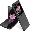 Samsung Galaxy Z Flip 6 Kılıf Sert Kıpta Mat İnce Kapak - Siyah