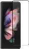 Samsung Galaxy Z Fold 3 Ekran Koruyucu 3D Vov Curve Glass Eğimli Kırılmaz Cam - Siyah