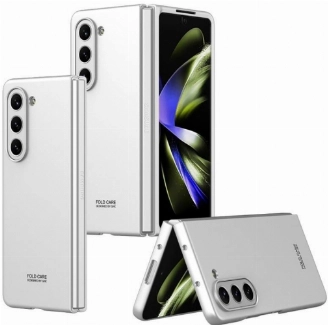 Samsung Galaxy Z Fold 5 Kılıf Sert Kıpta Mat İnce Kapak - Gümüş