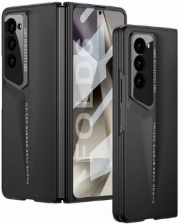 Samsung Galaxy Z Fold 6 Kılıf Ultra İnce Kamera Korumalı Sert Rubber Procase Kapak - Siyah