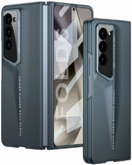 Samsung Galaxy Z Fold 6 Kılıf Ultra İnce Kamera Korumalı Sert Rubber Procase Kapak - Yeşil