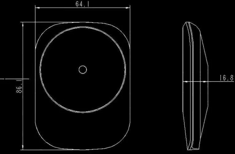 Vokamo WRL-01 Mıknatıslı Kablosuz Şarj Araç Telefon Tutucu - Beyaz