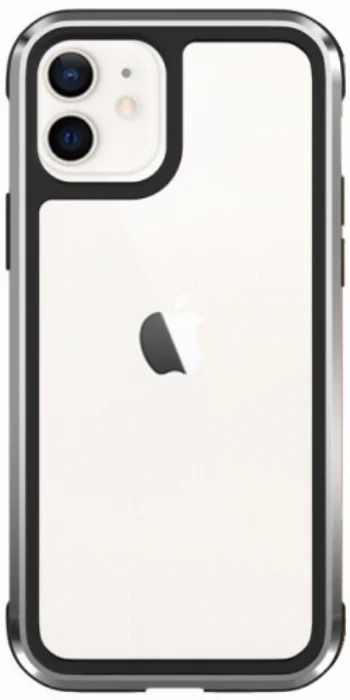 Wiwu Apple iPhone 11 Kılıf Defence Armor Serisi Arkası Şeffaf Lisanslı Kapak - Gümüş
