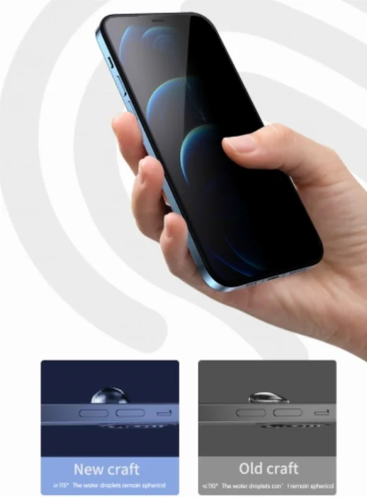 Wiwu Apple iPhone 11 Pro Ekran Koruyucu iPrivacy Serisi HD Hayalet Kırılmaz Cam Anti-Peep