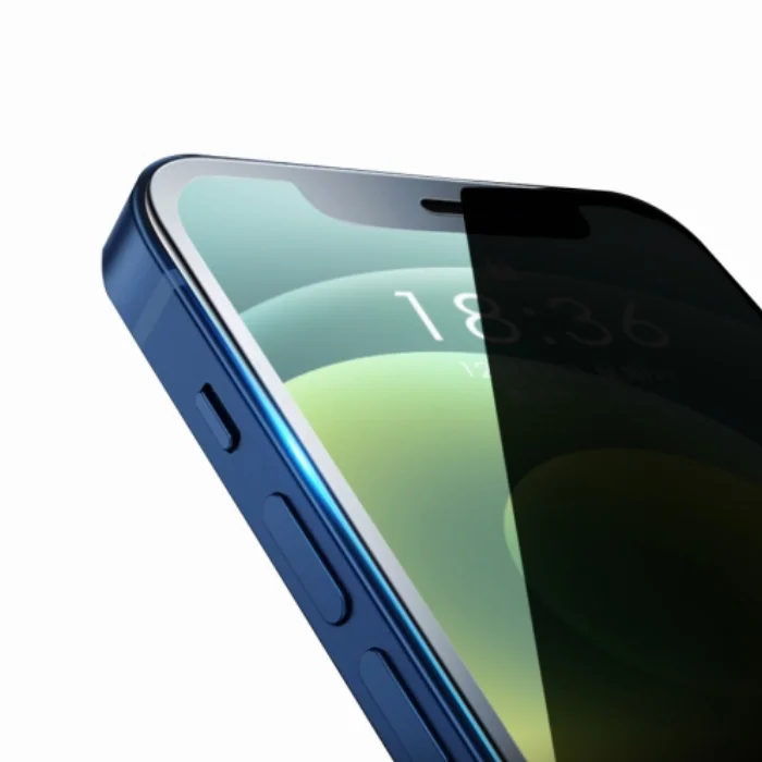 Wiwu Apple iPhone 11 Pro Max Ekran Koruyucu iPrivacy Serisi HD Hayalet Kırılmaz Cam Anti-Peep