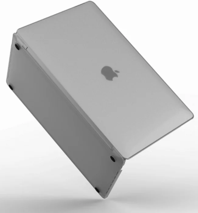 Wiwu Apple MacBook 16 inç Touch Bar Kılıf Macbook iShield Serisi Koruyucu Kapak - Beyaz