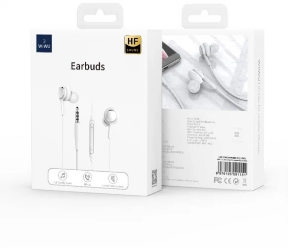 Wiwu EB310 Hi-Fi Ses Kaliteli 3.5mm Kulakiçi Kulaklık - Siyah