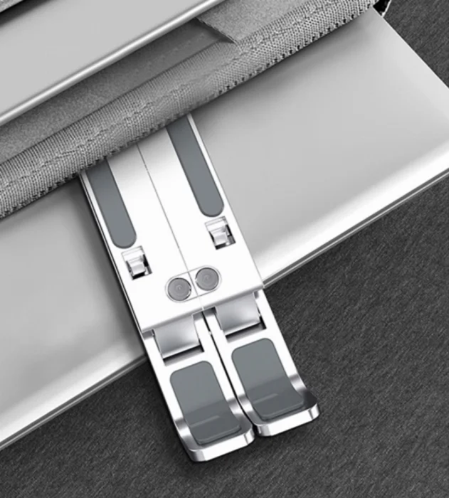 Wiwu S400A Laptop Standı Kademeli 10 - 17.3 inç Uyumlu Katlanabilir - Gümüş