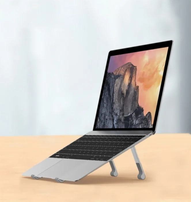Wiwu S600 Laptop Tablet Standı 5 Kademeli Metal - Gümüş