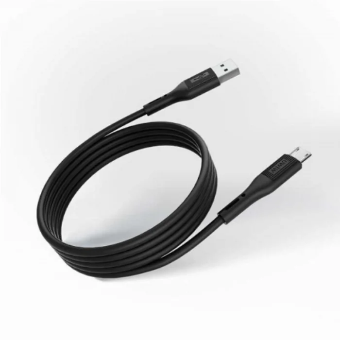 Wiwu Vivid Serisi Micro-USB 1.2m Hızlı Şarj Data Kablosu G-40 - Siyah