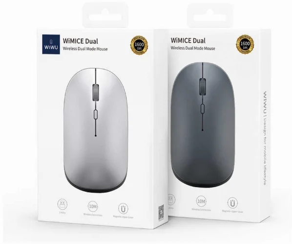 Wiwu WM104 Wimice Lite Dual Magic Mouse - Gri