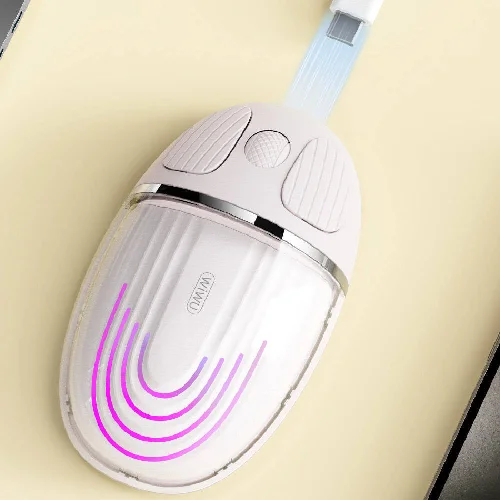 Wiwu WM109 Magic Wimice Serisi Şeffaf Tasarımlı Kablosuz Mouse 1200 DPI - Pembe