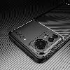 Xiaomi Mi 12 Kılıf Silikon Parmak İzi Bırakmayan Karbon Soft Negro Kapak - Siyah