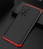 Xiaomi Mi 10T Pro Kılıf 3 Parçalı 360 Tam Korumalı Rubber AYS Kapak - Gri Siyah