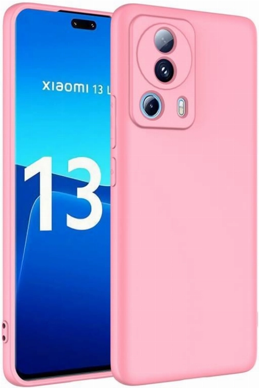 Xiaomi Mi 13 Lite Kılıf İçi Kadife Mat Mara Lansman Silikon Kapak  - Pembe