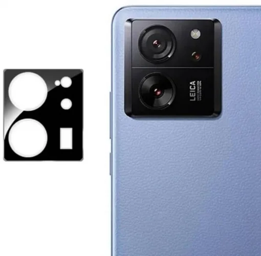 Xiaomi Mi 13T Kamera Lens 3D Koruyucu Cam  - Siyah