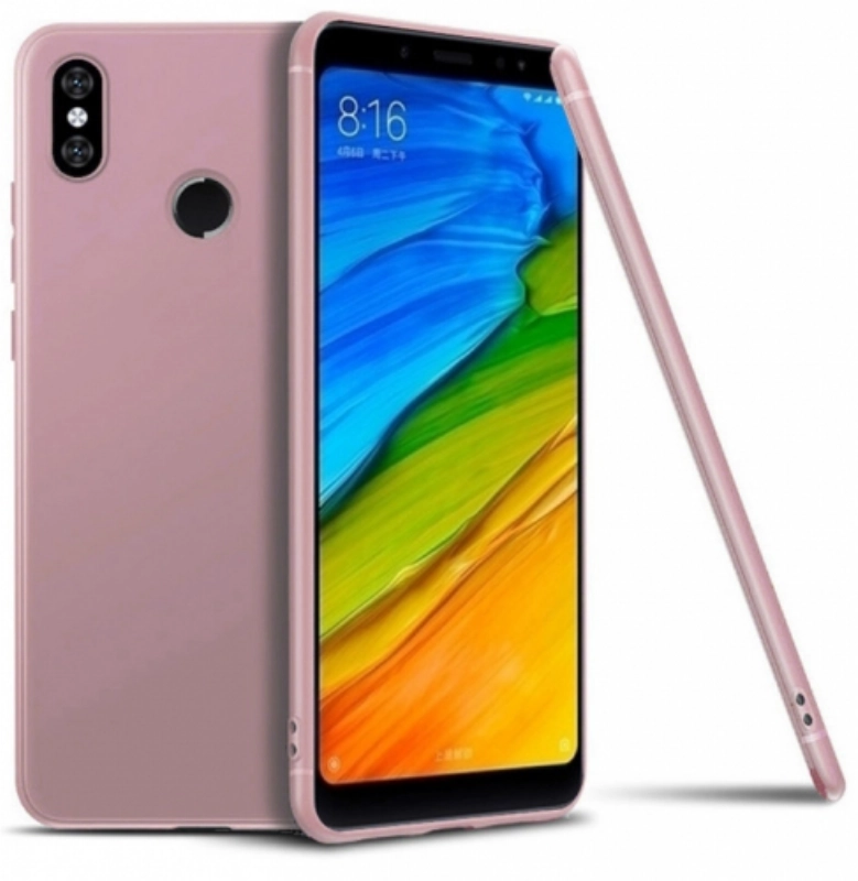 Xiaomi Mi 6X / Xiaomi Mi A2 Kılıf İnce Soft Mat Renkli Esnek Silikon Kapak - Rose Gold