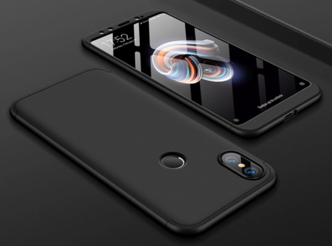 Xiaomi Mi 8 Kılıf 3 Parçalı 360 Tam Korumalı Rubber AYS Kapak  - Siyah