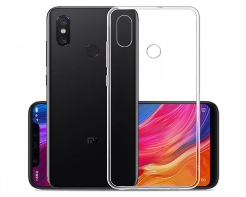 Xiaomi Mi 8 Kılıf Ultra İnce Kaliteli Esnek Silikon 0.2mm - Şeffaf