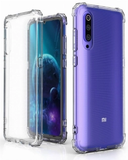 Xiaomi Mi 9 Kılıf Silikon Köşe Korumalı Airbag Darbe Emici Kapak - Şeffaf