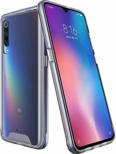 Xiaomi Mi 9 Kılıf Clear Guard Serisi Gard Kapak - Şeffaf