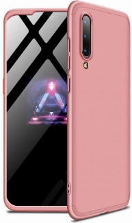 Xiaomi Mi 9 SE Kılıf 3 Parçalı 360 Tam Korumalı Rubber AYS Kapak  - Rose Gold