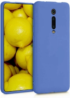 Xiaomi Mi 9T Kılıf İnce Soft Mat Renkli Esnek Silikon Kapak - Lacivert