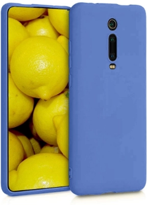 Xiaomi Mi 9T Kılıf İnce Soft Mat Renkli Esnek Silikon Kapak - Lacivert