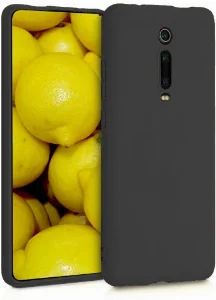 Xiaomi Mi 9T Kılıf İnce Mat Esnek Silikon - Siyah
