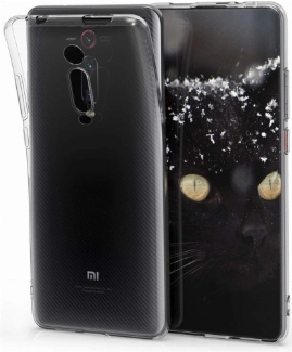 Xiaomi Mi 9T Kılıf Kamera Korumalı Esnek Silikon Kapak - Şeffaf