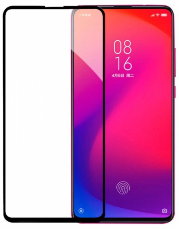 Xiaomi Mi 9T Pro Ekran Koruyucu Fiber Tam Kaplayan Nano - Siyah