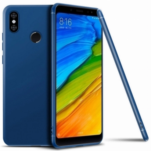 Xiaomi Mi A2 / Xiaomi Mi 6X Kılıf İnce Soft Mat Renkli Esnek Silikon Kapak - Lacivert