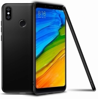 Xiaomi Mi A2 / Xiaomi Mi 6X Kılıf İnce Soft Mat Renkli Esnek Silikon Kapak - Siyah