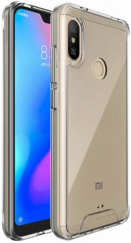 Xiaomi Mi A2 Lite Kılıf Clear Guard Serisi Gard Kapak - Şeffaf