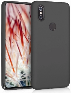 Xiaomi Mi Mix 3 Kılıf İnce Soft Mat Renkli Esnek Silikon Kapak - Siyah