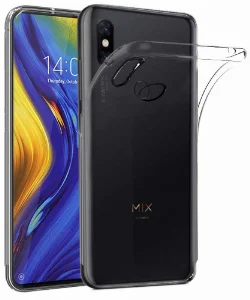 Xiaomi Mi Mix 3 Kılıf Ultra İnce Esnek Süper Silikon 0.3mm - Şeffaf