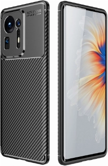 Xiaomi Mi Mix 4 5G Kılıf Silikon Parmak İzi Bırakmayan Karbon Soft Negro Kapak - Siyah