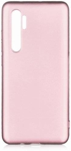 Xiaomi Mi Note 10 Lite Kılıf İnce Soft Mat Renkli Esnek Silikon Kapak - Rose Gold