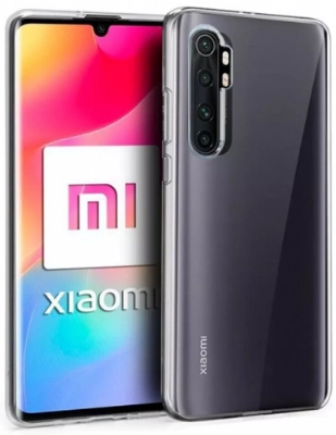 Xiaomi Mi Note 10 Lite Kılıf Kamera Korumalı Esnek Silikon Kapak - Şeffaf