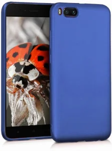 Xiaomi Mi Note 3 Kılıf İnce Mat Esnek Silikon - Mavi