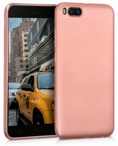 Xiaomi Mi Note 3 Kılıf İnce Soft Mat Renkli Esnek Silikon Kapak - Rose Gold