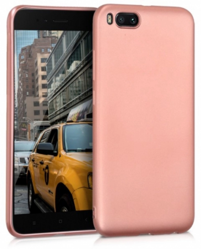 Xiaomi Mi Note 3 Kılıf İnce Soft Mat Renkli Esnek Silikon Kapak - Rose Gold