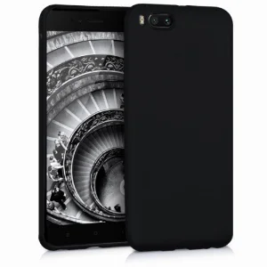 Xiaomi Mi Note 3 Kılıf İnce Mat Esnek Silikon - Siyah