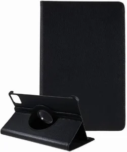 Xiaomi Pad 6 Tablet Kılıfı 360 Derece Dönebilen Standlı Kapak - Siyah